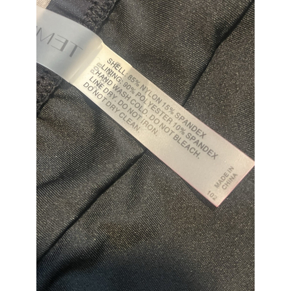 Tempt Me Swimsuit Set 3 Piece Womens Large Black Teal - Picture 9 of 16